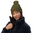 Unisex Pom - Pom Cuffed Beanie - Arekkusu - Store