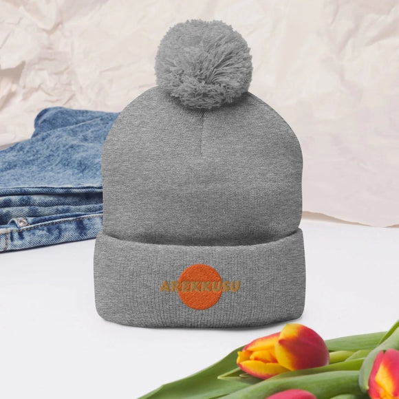 Unisex Pom - Pom Knit Beanie - Arekkusu - Store