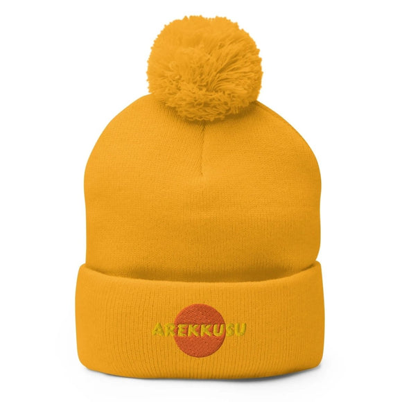 Unisex Pom - Pom Knit Beanie - Arekkusu - Store
