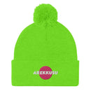 Unisex Pom - Pom Knit Beanie - Arekkusu - Store