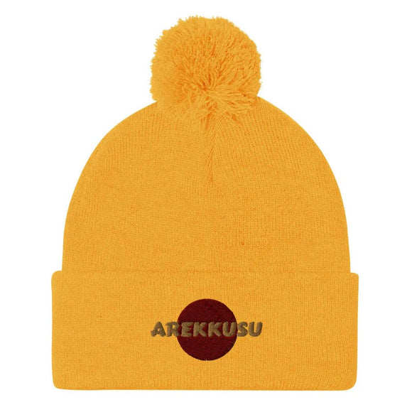 Unisex Pom - Pom Knit Beanie - Arekkusu - Store