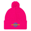 Unisex Pom - Pom Knit Beanie - Arekkusu - Store