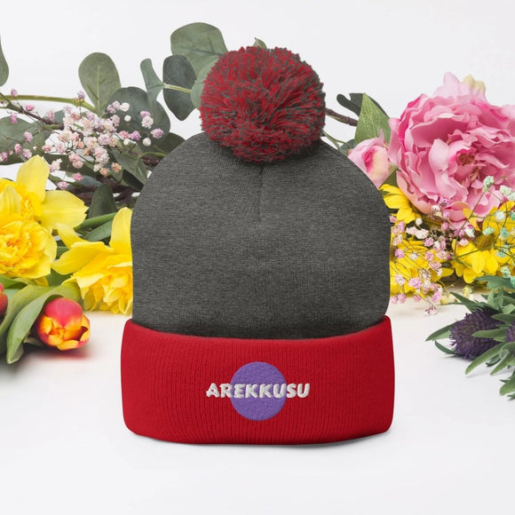 Unisex Pom - Pom Knit Beanie - Arekkusu - Store