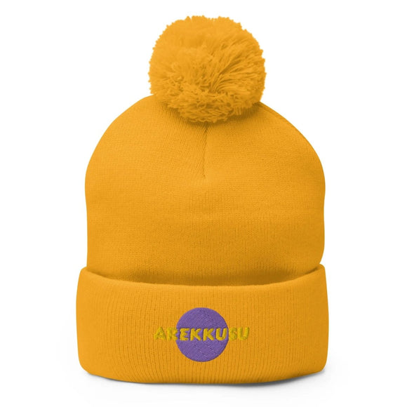 Unisex Pom - Pom Knit Beanie - Arekkusu - Store