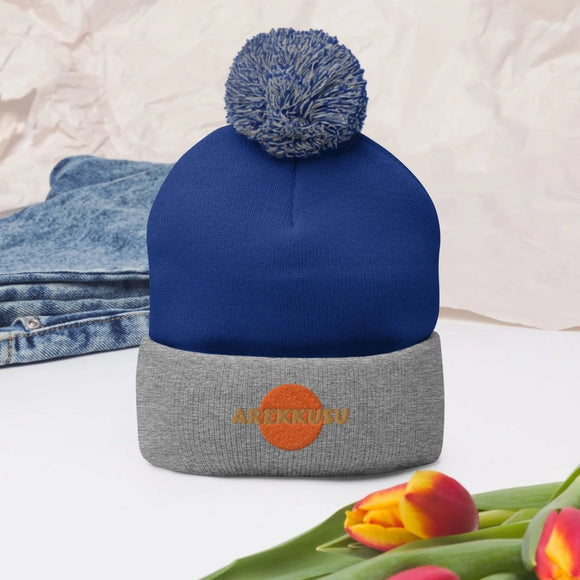 Unisex Pom - Pom Knit Beanie - Arekkusu - Store