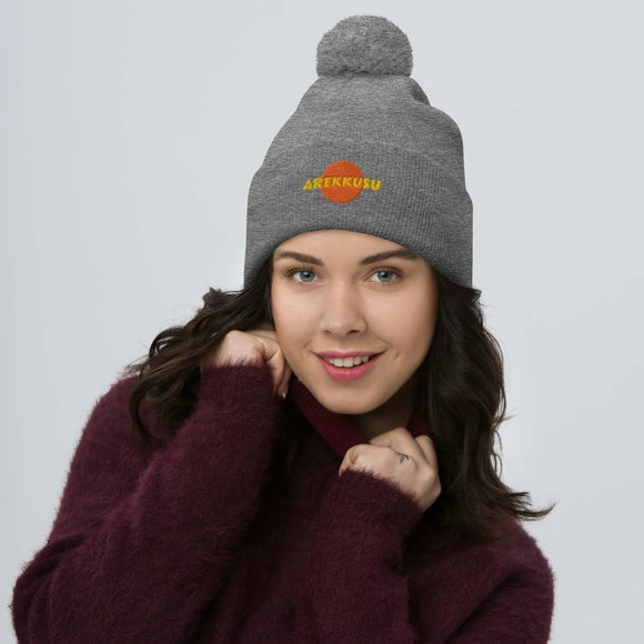 Unisex Pom - Pom Knit Beanie - Arekkusu - Store