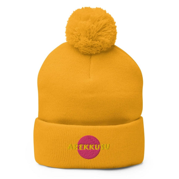 Unisex Pom - Pom Knit Beanie - Arekkusu - Store