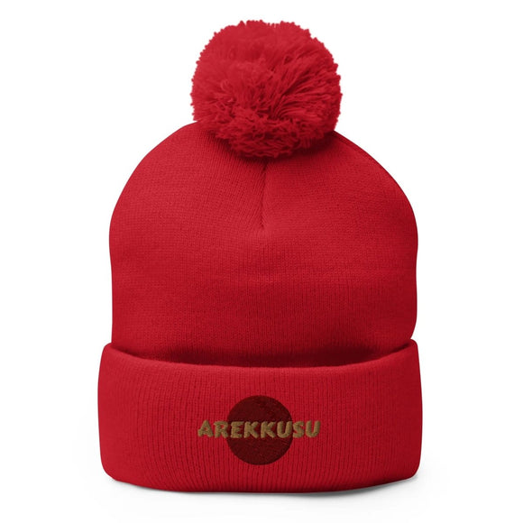 Unisex Pom - Pom Knit Beanie - Arekkusu - Store