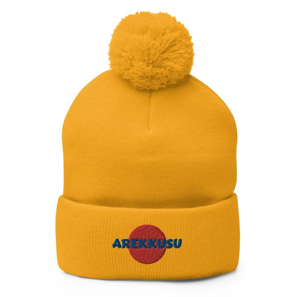 Unisex Pom - Pom Knit Beanie - Arekkusu - Store