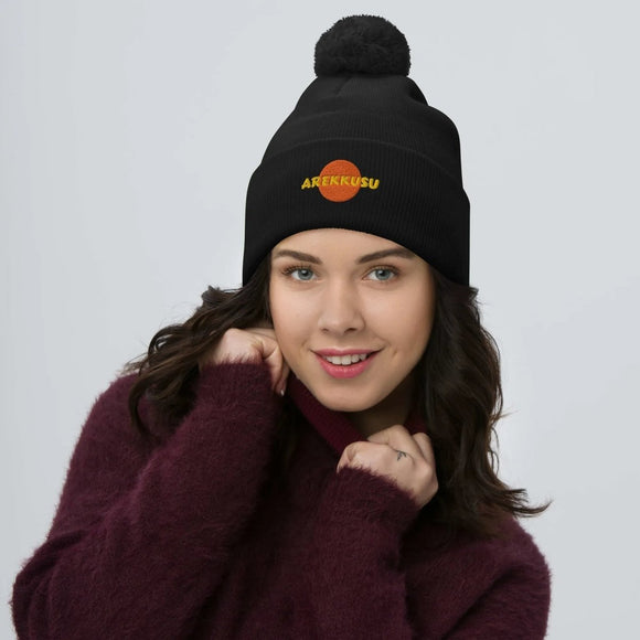 Unisex Pom - Pom Knit Beanie - Arekkusu - Store