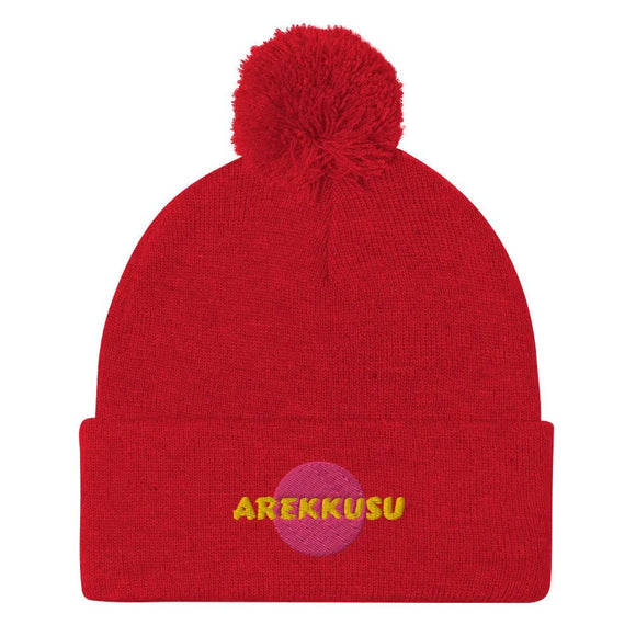 Unisex Pom - Pom Knit Beanie - Arekkusu - Store