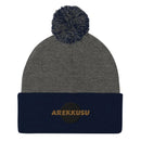 Unisex Pom - Pom Knit Beanie - Arekkusu - Store
