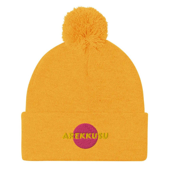 Unisex Pom - Pom Knit Beanie - Arekkusu - Store