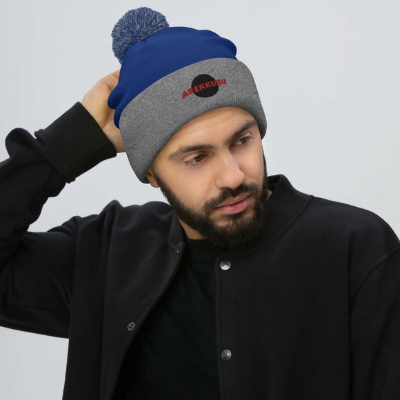 Unisex Pom - Pom Knit Beanie - Arekkusu - Store