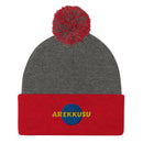 Unisex Pom - Pom Knit Beanie - Arekkusu - Store