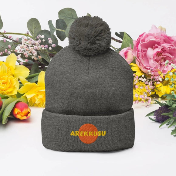 Unisex Pom - Pom Knit Beanie - Arekkusu - Store