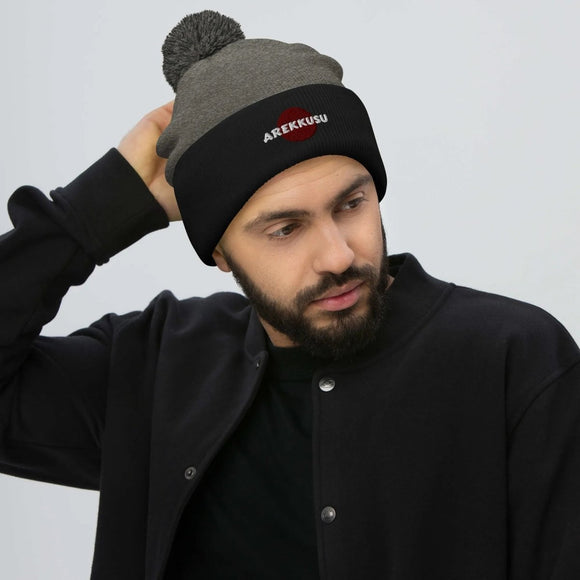 Unisex Pom - Pom Knit Beanie - Arekkusu - Store