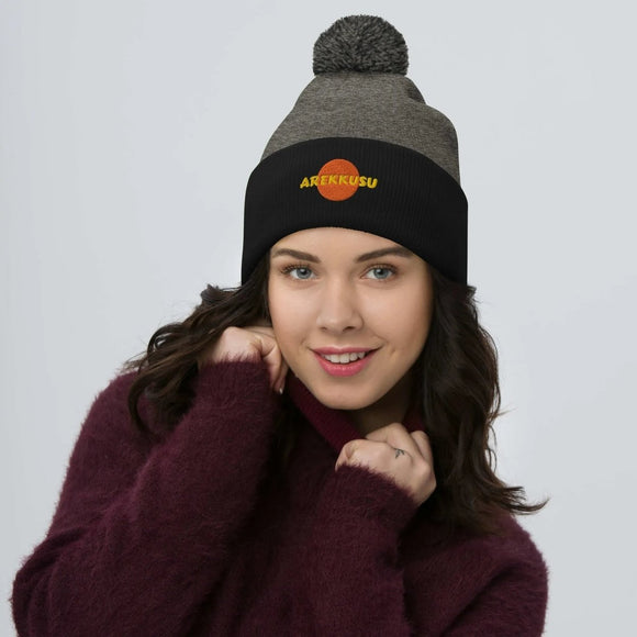 Unisex Pom - Pom Knit Beanie - Arekkusu - Store
