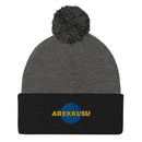 Unisex Pom - Pom Knit Beanie - Arekkusu - Store