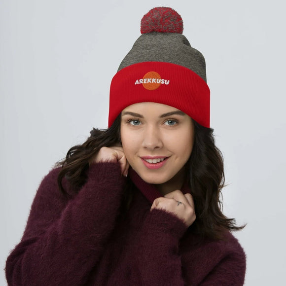 Unisex Pom - Pom Knit Beanie - Arekkusu - Store