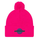 Unisex Pom - Pom Knit Beanie - Arekkusu - Store