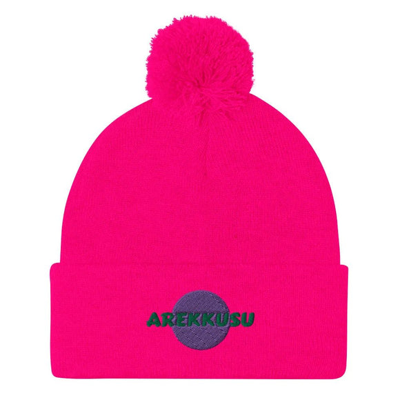 Unisex Pom - Pom Knit Beanie - Arekkusu - Store