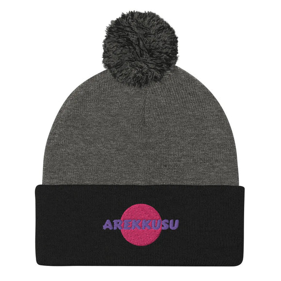 Unisex Pom - Pom Knit Beanie - Arekkusu - Store
