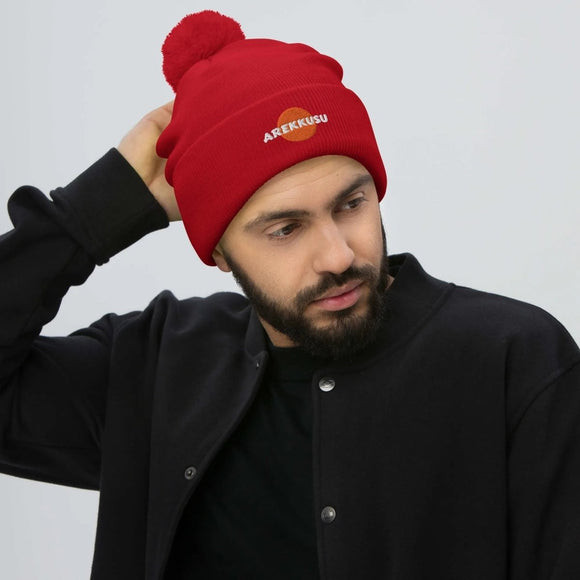 Unisex Pom - Pom Knit Beanie - Arekkusu - Store
