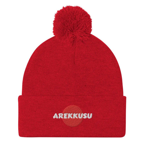 Unisex Pom - Pom Knit Beanie - Arekkusu - Store