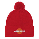Unisex Pom - Pom Knit Beanie - Arekkusu - Store