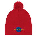 Unisex Pom - Pom Knit Beanie - Arekkusu - Store