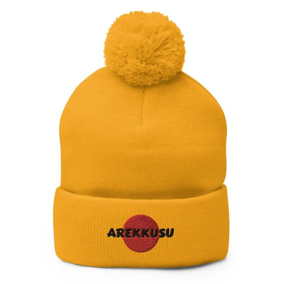 Unisex Pom - Pom Knit Beanie - Arekkusu - Store