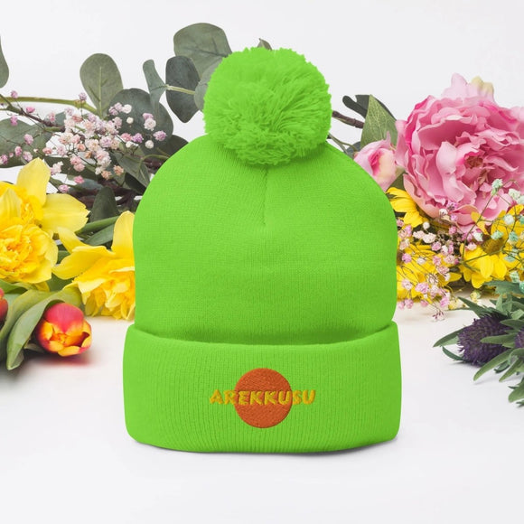 Unisex Pom - Pom Knit Beanie - Arekkusu - Store