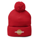 Unisex Pom - Pom Knit Beanie - Arekkusu - Store