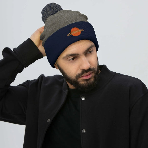Unisex Pom - Pom Knit Beanie - Arekkusu - Store