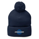 Unisex Pom - Pom Knit Beanie - Arekkusu - Store