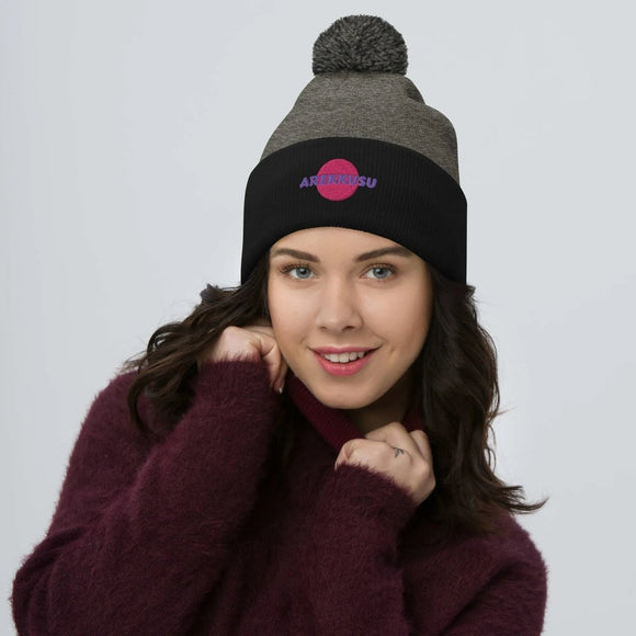 Unisex Pom - Pom Knit Beanie - Arekkusu - Store