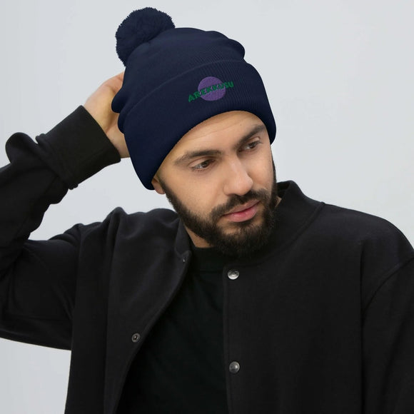 Unisex Pom - Pom Knit Beanie - Arekkusu - Store