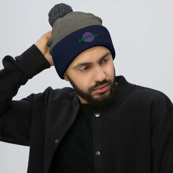 Unisex Pom - Pom Knit Beanie - Arekkusu - Store