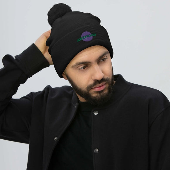 Unisex Pom - Pom Knit Beanie - Arekkusu - Store