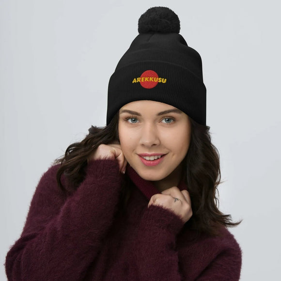 Unisex Pom - Pom Knit Beanie - Arekkusu - Store