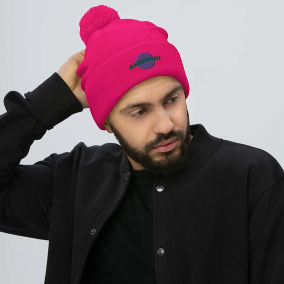 Unisex Pom - Pom Knit Beanie - Arekkusu - Store
