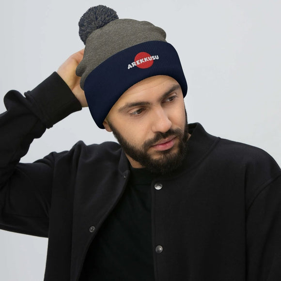 Unisex Pom - Pom Knit Beanie - Arekkusu - Store