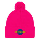 Unisex Pom - Pom Knit Beanie - Arekkusu - Store