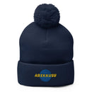 Unisex Pom - Pom Knit Beanie - Arekkusu - Store