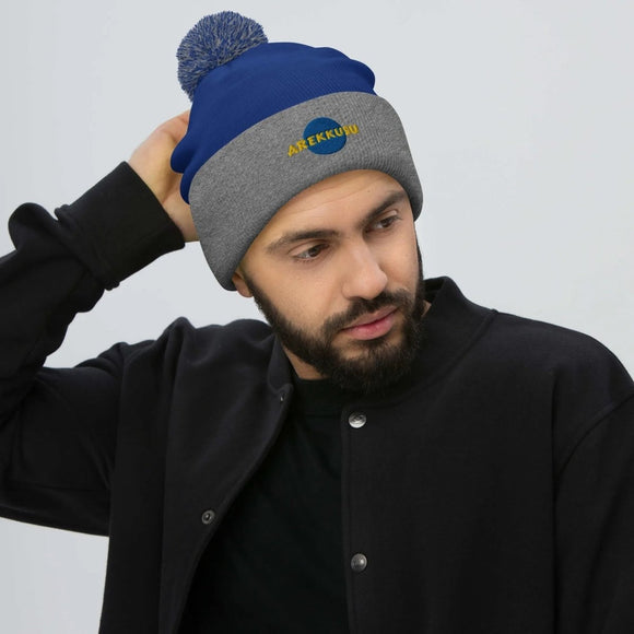 Unisex Pom - Pom Knit Beanie - Arekkusu - Store
