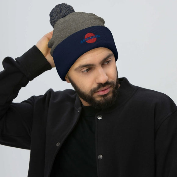 Unisex Pom - Pom Knit Beanie - Arekkusu - Store