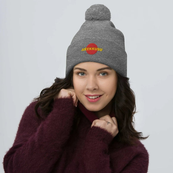 Unisex Pom - Pom Knit Beanie - Arekkusu - Store